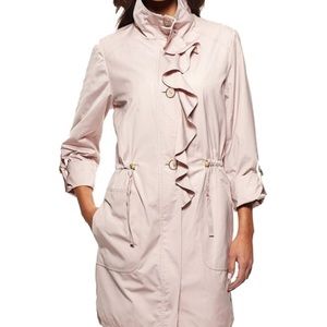 T Tahari Blush Women’s Ruffle Detailed Anorak